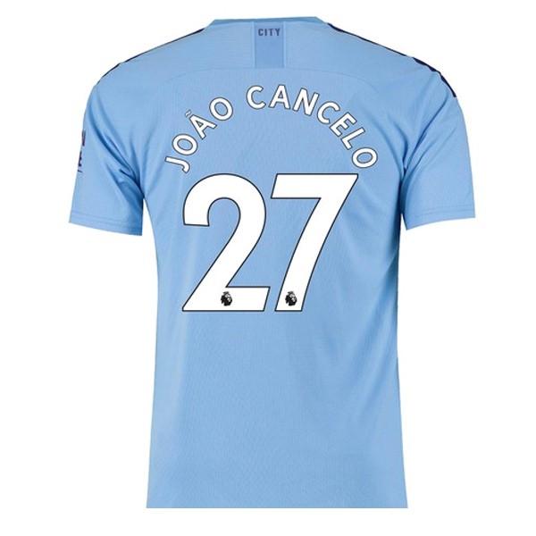 Camiseta Manchester City NO.27 Cancelo 1ª Kit 2019 2020 Azul